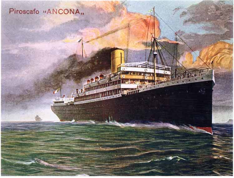 Ship Manifest - S. S. Ancona